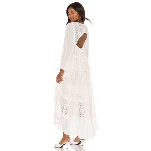 Free People Mockingbird Maxi Dress in Evening Cream